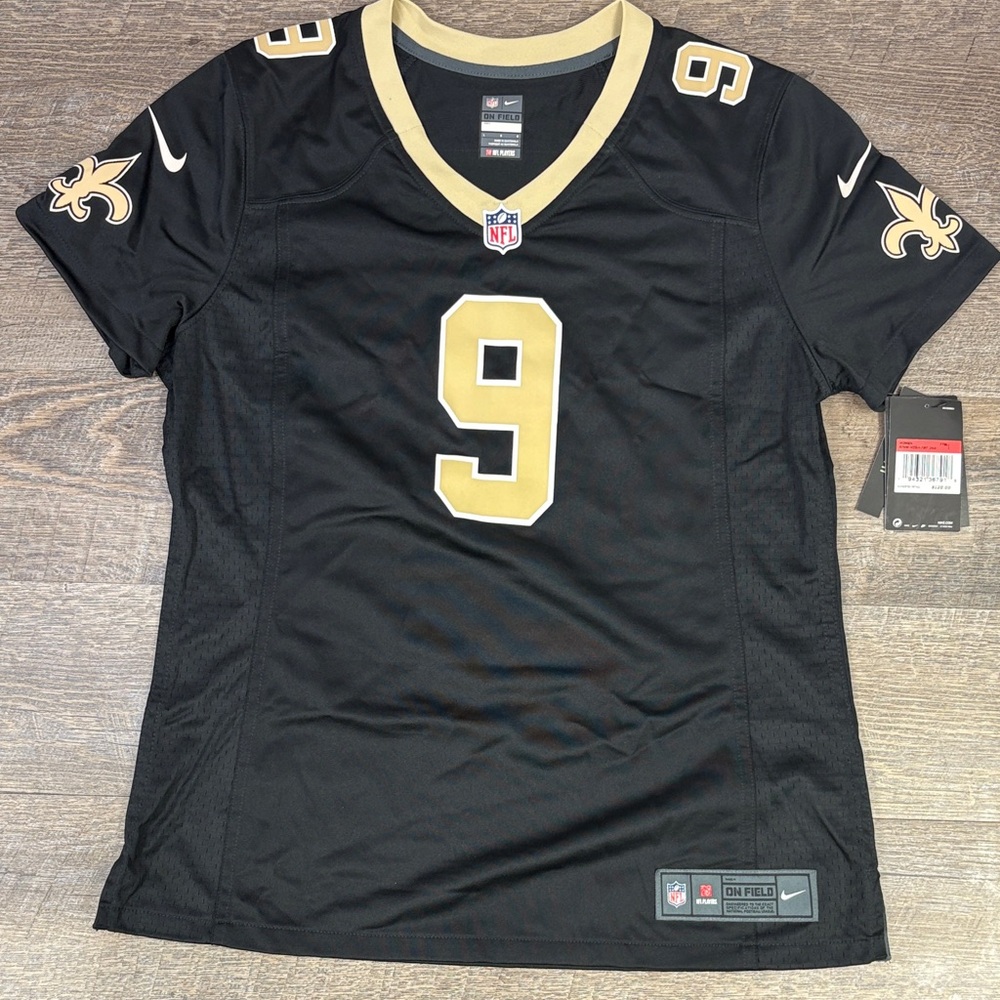Nike NFL On Field New Orleans Saints Drew Brees #9 Women’s Jersey – NWT